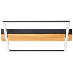 Brilliant Leuchten Brilliant Loneos Deckenleuchte LED Schwarz, Braun, 1-flammig 22 Brilliant Leuchten Brilliant Loneos Deckenleuchte LED Schwarz, Braun, 1-flammig -Bürolampen Verkäufe brilliant loneos deckenleuchte g99746 76 10