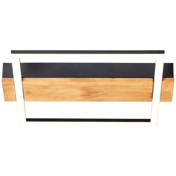 Brilliant Leuchten Brilliant Loneos Deckenleuchte LED Schwarz, Braun, 1-flammig 9 Brilliant Leuchten Brilliant Loneos Deckenleuchte LED Schwarz, Braun, 1-flammig – Bild 9