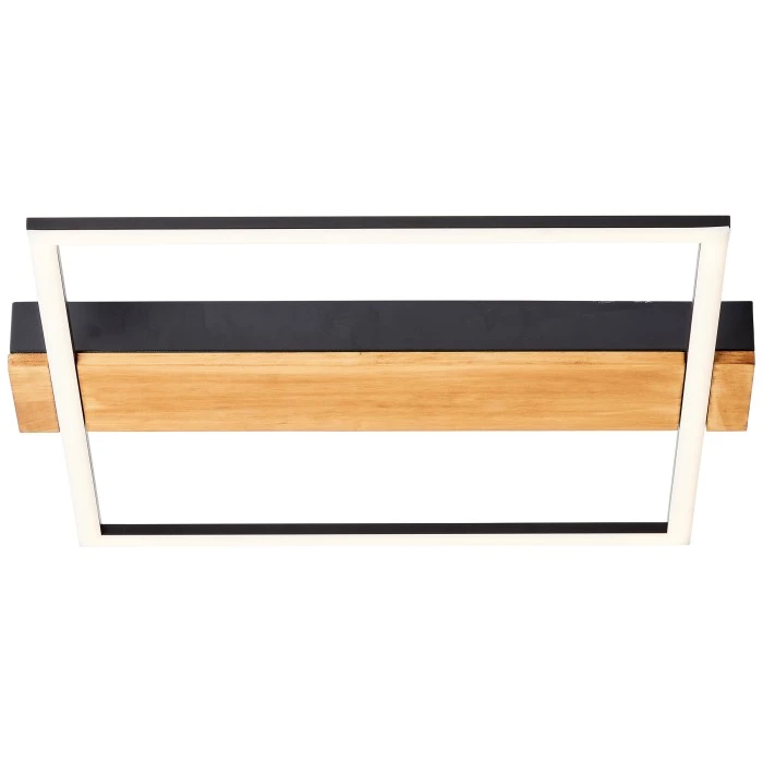 Brilliant Leuchten Brilliant Loneos Deckenleuchte LED Schwarz, Braun, 1-flammig 10 Brilliant Leuchten Brilliant Loneos Deckenleuchte LED Schwarz, Braun, 1-flammig – Bild 10