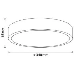 Brilliant Leuchten Brilliant Moreen Deckenleuchte LED Weiß, 1-flammig -Bürolampen Verkäufe brilliant moreen deckenleuchte g99636 45 5