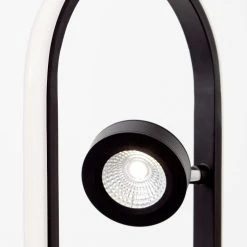 Brilliant Leuchten Brilliant Nebeker Stehlampe LED Schwarz, 4-flammig, Fernbedienung -Bürolampen Verkäufe brilliant nebeker stehlampe g93161 06 3