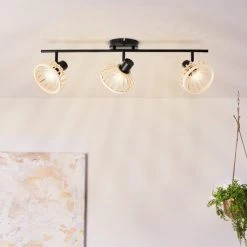 Brilliant Leuchten Brilliant Norah Deckenleuchte Schwarz, 3-flammig -Bürolampen Verkäufe brilliant norah deckenleuchte 99739 76 2