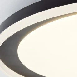 Brilliant Leuchten Brilliant Pederson Deckenleuchte LED Schwarz, 1-flammig 12 Brilliant Leuchten Brilliant Pederson Deckenleuchte LED Schwarz, 1-flammig -Bürolampen Verkäufe brilliant pederson deckenleuchte g99519 06 4