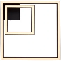 Brilliant Leuchten Brilliant Quon Deckenleuchte LED Schwarz, Weiß, 1-flammig -Bürolampen Verkäufe brilliant quon deckenleuchte g97180 06 4