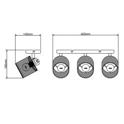 Brilliant Leuchten Brilliant Raffy Deckenleuchte Schwarz, 3-flammig 15 Brilliant Leuchten Brilliant Raffy Deckenleuchte Schwarz, 3-flammig -Bürolampen Verkäufe brilliant raffy deckenleuchte 99769 09 7