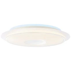 Brilliant Leuchten Brilliant Viktor Deckenleuchte LED Silber, Weiß, 1-flammig, Fernbedienung, Farbwechsler -Bürolampen Verkäufe brilliant viktor deckenleuchte g97039 58 3