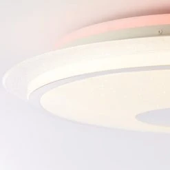 Brilliant Leuchten Brilliant Viktor Deckenleuchte LED Silber, Weiß, 1-flammig, Fernbedienung, Farbwechsler -Bürolampen Verkäufe brilliant viktor deckenleuchte g97039 58 5