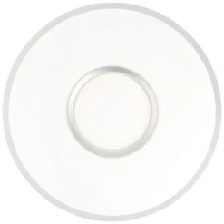 Brilliant Leuchten Brilliant Visitation Deckenleuchte LED Silber, 1-flammig, Fernbedienung, Farbwechsler -Bürolampen Verkäufe brilliant visitation deckenleuchte g97043 58 14