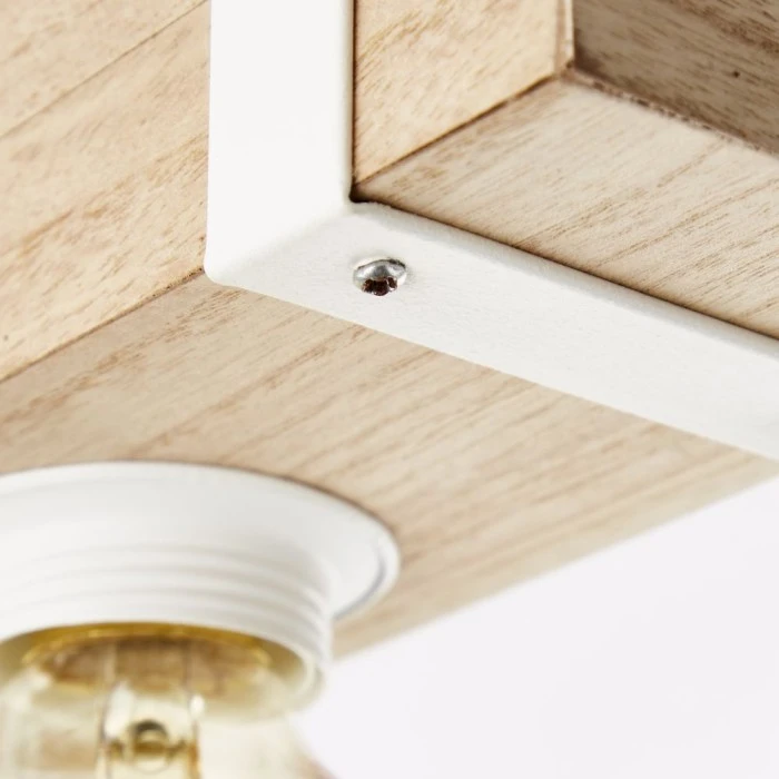 Brilliant Leuchten Brilliant White Wood Deckenleuchte Grau, Holz hell, 4-flammig 3 Brilliant Leuchten Brilliant White Wood Deckenleuchte Grau, Holz hell, 4-flammig – Bild 3