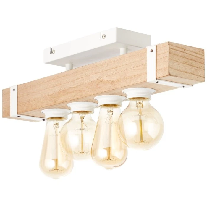 Brilliant Leuchten Brilliant White Wood Deckenleuchte Grau, Holz hell, 4-flammig 8 Brilliant Leuchten Brilliant White Wood Deckenleuchte Grau, Holz hell, 4-flammig – Bild 8