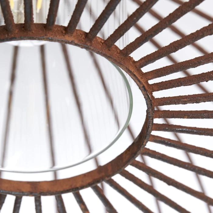 Brilliant Leuchten Brilliant Willard Deckenleuchte Rostfarben, Transparent, Klar, 1-flammig 4 Brilliant Leuchten Brilliant Willard Deckenleuchte Rostfarben, Transparent, Klar, 1-flammig – Bild 4