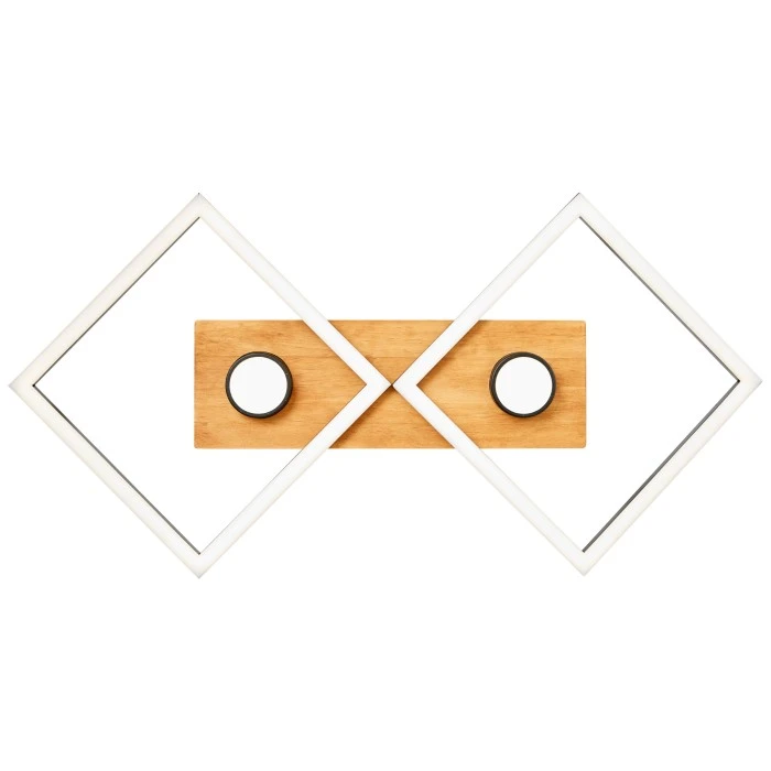 Brilliant Leuchten Brilliant Woodbridge Deckenleuchte LED Schwarz, Braun, 1-flammig 12 Brilliant Leuchten Brilliant Woodbridge Deckenleuchte LED Schwarz, Braun, 1-flammig – Bild 12