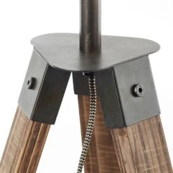 Brilliant Leuchten Brilliant Woodhill Stehleuchte Holz dunkel, 4-flammig -Bürolampen Verkäufe brilliant woodhill stehleuchte 93724 76 3