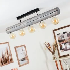 Hofstein Canedo Deckenleuchte Schwarz, Grau, 5-flammig 23 Hofstein Canedo Deckenleuchte Schwarz, Grau, 5-flammig -Bürolampen Verkäufe canedo deckenleuchte h3441534 11