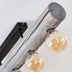 Hofstein Canedo Deckenleuchte Schwarz, Grau, 5-flammig 17 Hofstein Canedo Deckenleuchte Schwarz, Grau, 5-flammig -Bürolampen Verkäufe canedo deckenleuchte h3441534 5