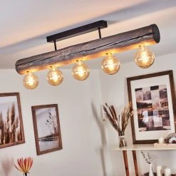 Hofstein Canedo Deckenleuchte Schwarz, Grau, 5-flammig 18 Hofstein Canedo Deckenleuchte Schwarz, Grau, 5-flammig -Bürolampen Verkäufe canedo deckenleuchte h3441534 6