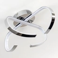 Hofstein Cano Deckenleuchte LED Chrom, 1-flammig -Bürolampen Verkäufe cano deckenleuchte h167459 2