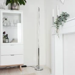 Hofstein Carmacks Stehleuchte LED Silber, 2-flammig 19 Hofstein Carmacks Stehleuchte LED Silber, 2-flammig -Bürolampen Verkäufe carmacks stehleuchte h3438985 9