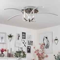 Hofstein Casale Deckenleuchte LED Chrom, 1-flammig -Bürolampen Verkäufe casale deckenleuchte h167367 13