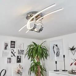 Hofstein Casale Deckenleuchte LED Chrom, 2-flammig -Bürolampen Verkäufe casale deckenleuchte h167374 10