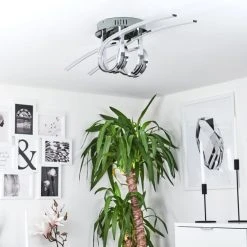 Hofstein Casale Deckenleuchte LED Chrom, 2-flammig -Bürolampen Verkäufe casale deckenleuchte h167374 11