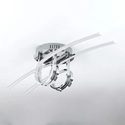 Hofstein Casale Deckenleuchte LED Chrom, 2-flammig -Bürolampen Verkäufe casale deckenleuchte h167374 7