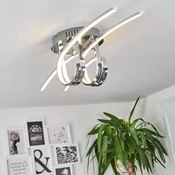 Hofstein Casale Deckenleuchte LED Chrom, 2-flammig -Bürolampen Verkäufe casale deckenleuchte h167374 8