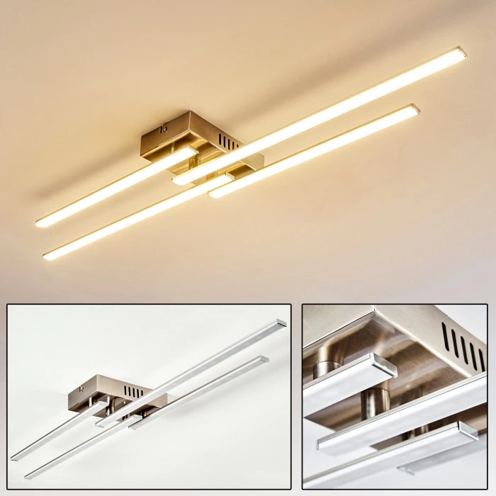 Hofstein Casale Deckenleuchte LED Chrom, 1-flammig 20 Hofstein Casale Deckenleuchte LED Chrom, 1-flammig – Bild 20