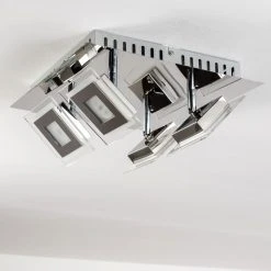 Hofstein Cerreto Deckenleuchte LED Chrom, 4-flammig -Bürolampen Verkäufe cerreto deckenleuchte c29533f 4a 13