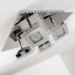 Hofstein Cerreto Deckenleuchte LED Chrom, 4-flammig -Bürolampen Verkäufe cerreto deckenleuchte c29533f 4a 15