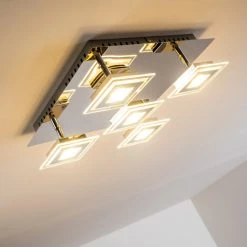 Hofstein Cerreto Deckenleuchte LED Chrom, 5-flammig -Bürolampen Verkäufe cerreto deckenleuchte c29533f 5a 22