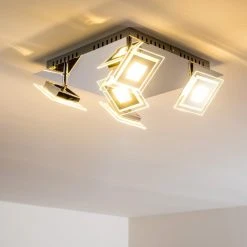 Hofstein Cerreto Deckenleuchte LED Chrom, 5-flammig -Bürolampen Verkäufe cerreto deckenleuchte c29533f 5a 7