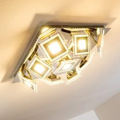 Hofstein Cerreto Deckenleuchte LED Chrom, 9-flammig -Bürolampen Verkäufe cerreto deckenleuchte c29533f 9a 11