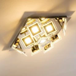 Hofstein Cerreto Deckenleuchte LED Chrom, 9-flammig -Bürolampen Verkäufe cerreto deckenleuchte c29533f 9a 6