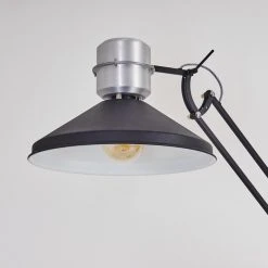 Hofstein Chara Stehleuchte Schwarz, Silber, 1-flammig -Bürolampen Verkäufe chara stehleuchte h3413883 13