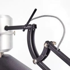 Hofstein Chara Stehleuchte Schwarz, Silber, 1-flammig -Bürolampen Verkäufe chara stehleuchte h3413883 2