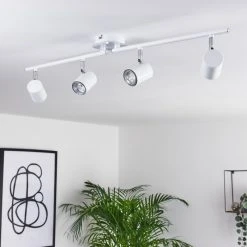 Hofstein Chennai Deckenleuchte LED Chrom, Wei&szlig;, 4-flammig -Bürolampen Verkäufe chennai deckenleuchte h3319635 11