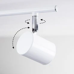Hofstein Chennai Deckenleuchte LED Chrom, Wei&szlig;, 4-flammig -Bürolampen Verkäufe chennai deckenleuchte h3319635 5