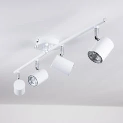 Hofstein Chennai Deckenleuchte LED Chrom, Wei&szlig;, 4-flammig -Bürolampen Verkäufe chennai deckenleuchte h3319635 7