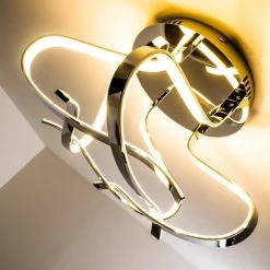 Hofstein Colle Deckenleuchte LED Chrom, 1-flammig 30 Hofstein Colle Deckenleuchte LED Chrom, 1-flammig -Bürolampen Verkäufe colle deckenleuchte h167404 10