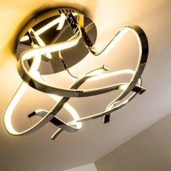 Hofstein Colle Deckenleuchte LED Chrom, 1-flammig 35 Hofstein Colle Deckenleuchte LED Chrom, 1-flammig -Bürolampen Verkäufe colle deckenleuchte h167404 15