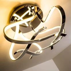 Hofstein Colle Deckenleuchte LED Chrom, 1-flammig 36 Hofstein Colle Deckenleuchte LED Chrom, 1-flammig -Bürolampen Verkäufe colle deckenleuchte h167404 16