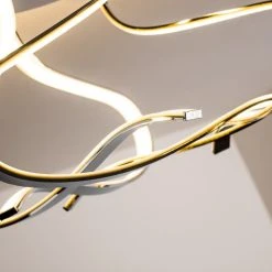 Hofstein Colle Deckenleuchte LED Chrom, 1-flammig 23 Hofstein Colle Deckenleuchte LED Chrom, 1-flammig -Bürolampen Verkäufe colle deckenleuchte h167404 3