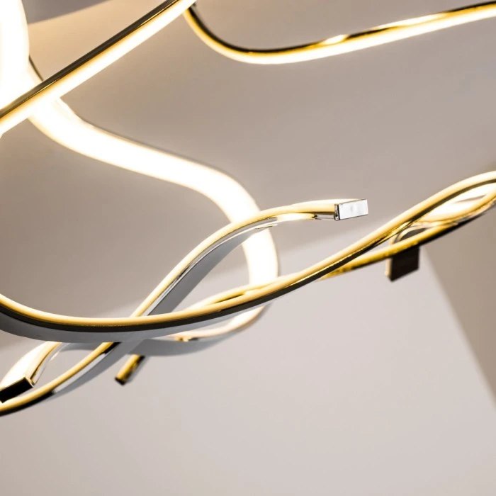 Hofstein Colle Deckenleuchte LED Chrom, 1-flammig 4 Hofstein Colle Deckenleuchte LED Chrom, 1-flammig – Bild 4