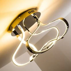 Hofstein Colle Deckenleuchte LED Chrom, 1-flammig 24 Hofstein Colle Deckenleuchte LED Chrom, 1-flammig -Bürolampen Verkäufe colle deckenleuchte h167404 4