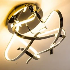 Hofstein Colle Deckenleuchte LED Chrom, 1-flammig 25 Hofstein Colle Deckenleuchte LED Chrom, 1-flammig -Bürolampen Verkäufe colle deckenleuchte h167404 5