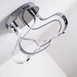 Hofstein Colle Deckenleuchte LED Chrom, 1-flammig 26 Hofstein Colle Deckenleuchte LED Chrom, 1-flammig -Bürolampen Verkäufe colle deckenleuchte h167404 6