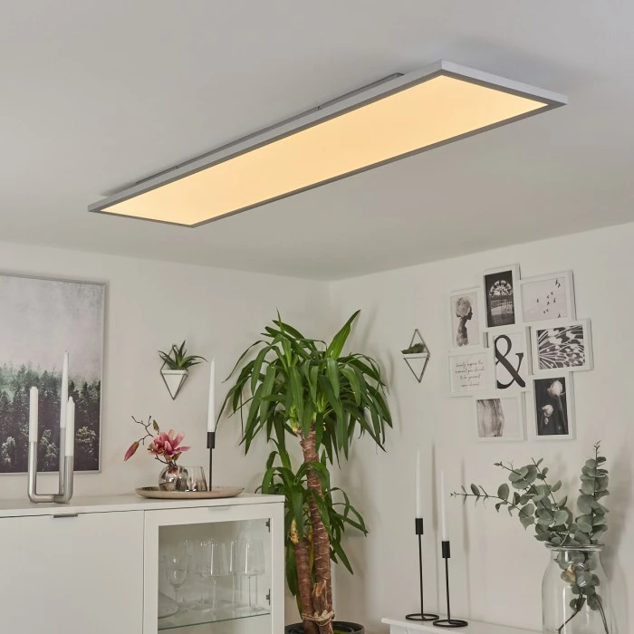 Hofstein Colminy Deckenpanel LED Silber, 1-flammig 7 Hofstein Colminy Deckenpanel LED Silber, 1-flammig – Bild 7