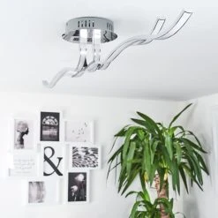 Hofstein Corato Deckenleuchte LED Chrom, 1-flammig 23 Hofstein Corato Deckenleuchte LED Chrom, 1-flammig -Bürolampen Verkäufe corato deckenleuchte h167985 11