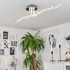 Hofstein Corato Deckenleuchte LED Chrom, 1-flammig 18 Hofstein Corato Deckenleuchte LED Chrom, 1-flammig -Bürolampen Verkäufe corato deckenleuchte h167985 6